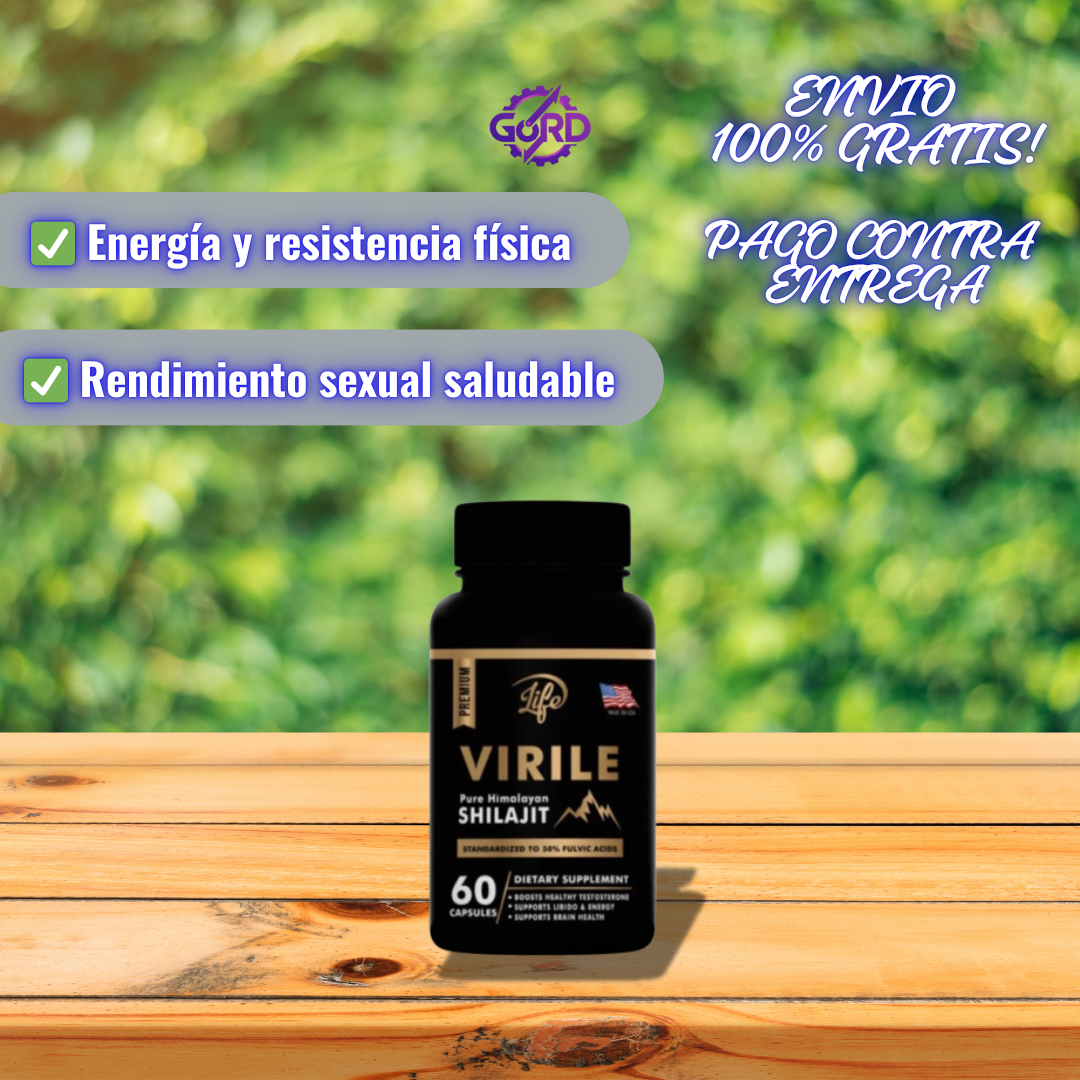 SHILAJIT VIRILE - 60 CAPSULAS
