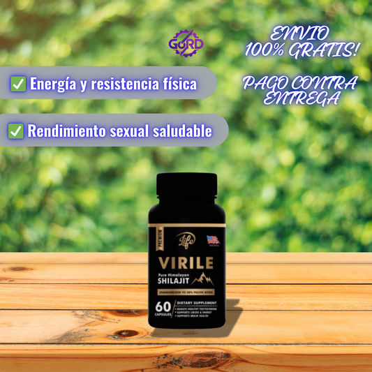 SHILAJIT VIRILE - 60 CAPSULAS